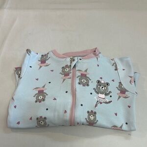 Tuffy - Auction Exclisive Blue and Pink sleeper with ballerina Bunny design